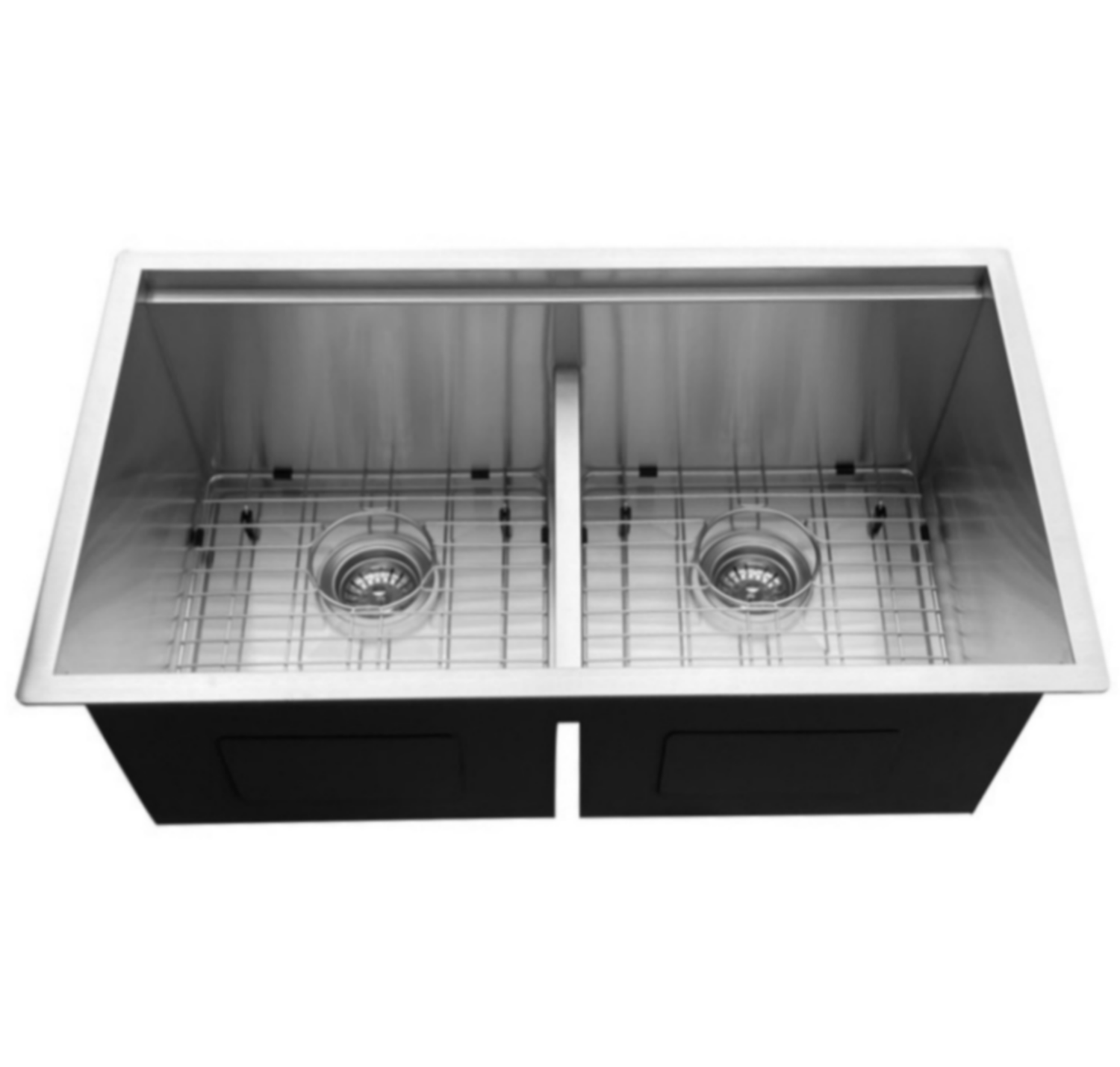 OEM 3219D 32* 19* 10 inch undermount double sink bowl stainless steel workstation sink for kitchen/hotel