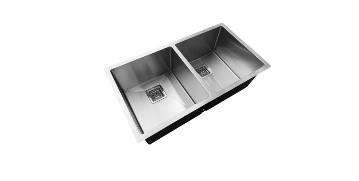 OEM HU3218H 32* 18* 10 inch undermount double sink bowl stainless steel kitchen sink