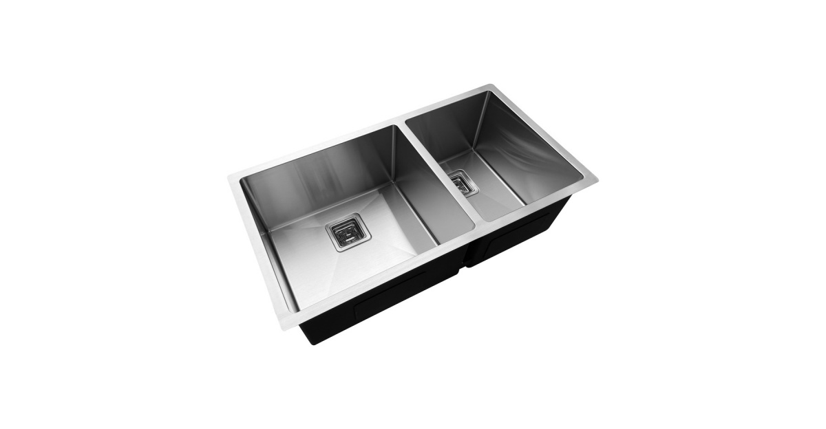 OEM HU3318O 6040 33* 18* 10 inch undermount double sink bowl Stainless Steel Kitchen Sink 