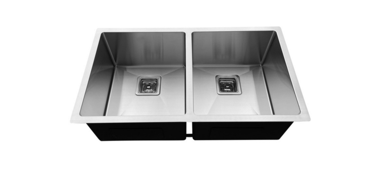 OEM HU3218H 32* 18* 10 inch undermount double sink bowl stainless steel kitchen sink