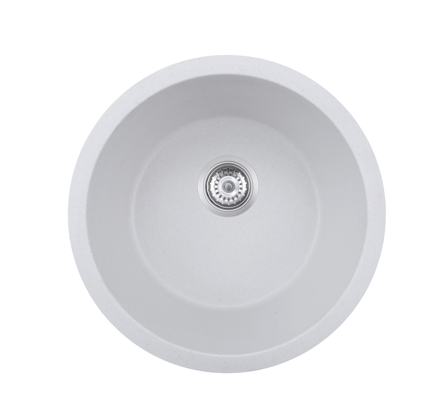 OEM BLM-GU460SR 18*18*8 inch round undermount single sink bowl quartz sink for kitchen/hotel