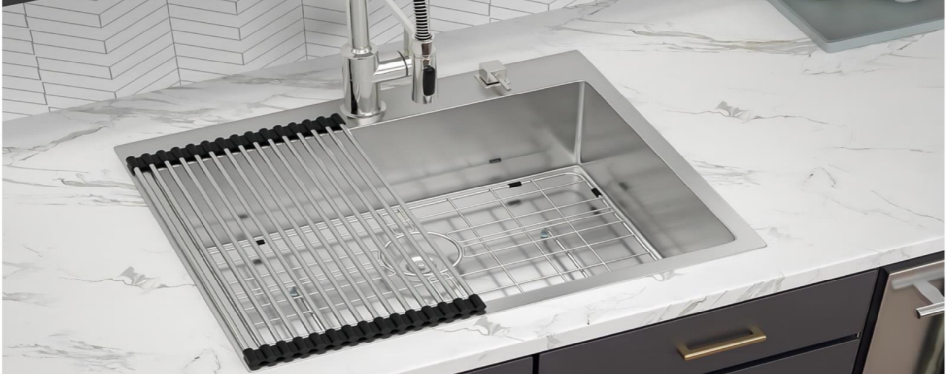 Stainless steel topmount/drop-in sinks 